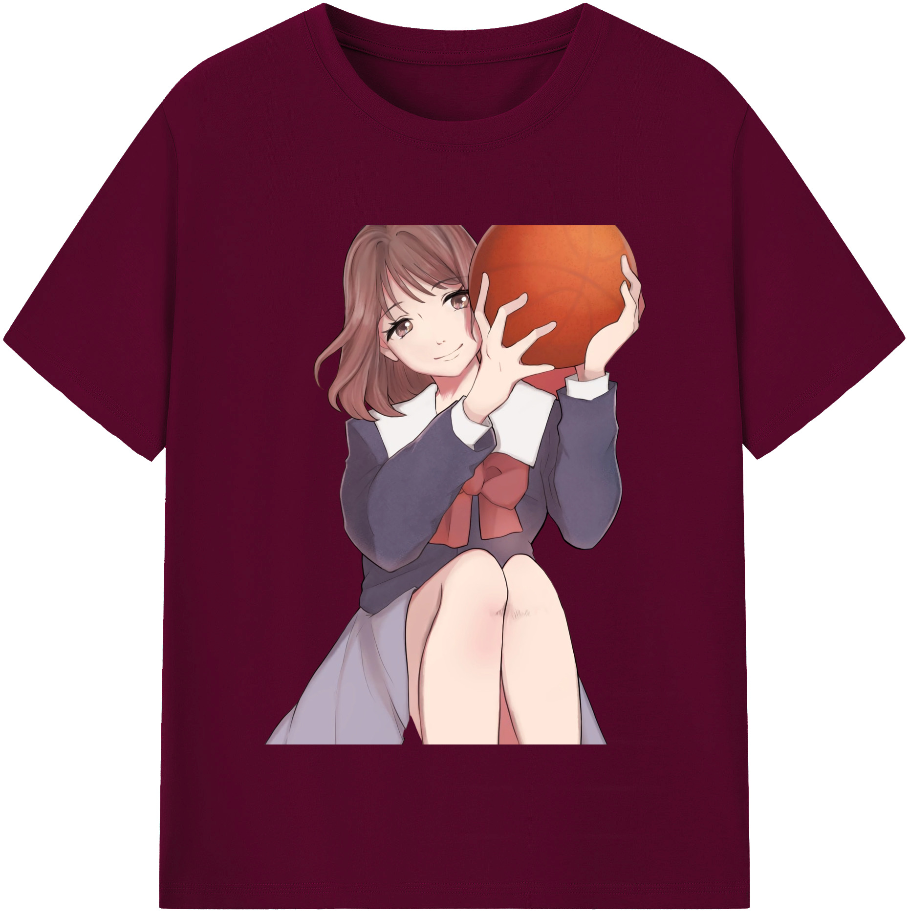 （画像用） SLAM DUNK／スラムダンク レディースカジュアルプリントTシャツ（綿100％）